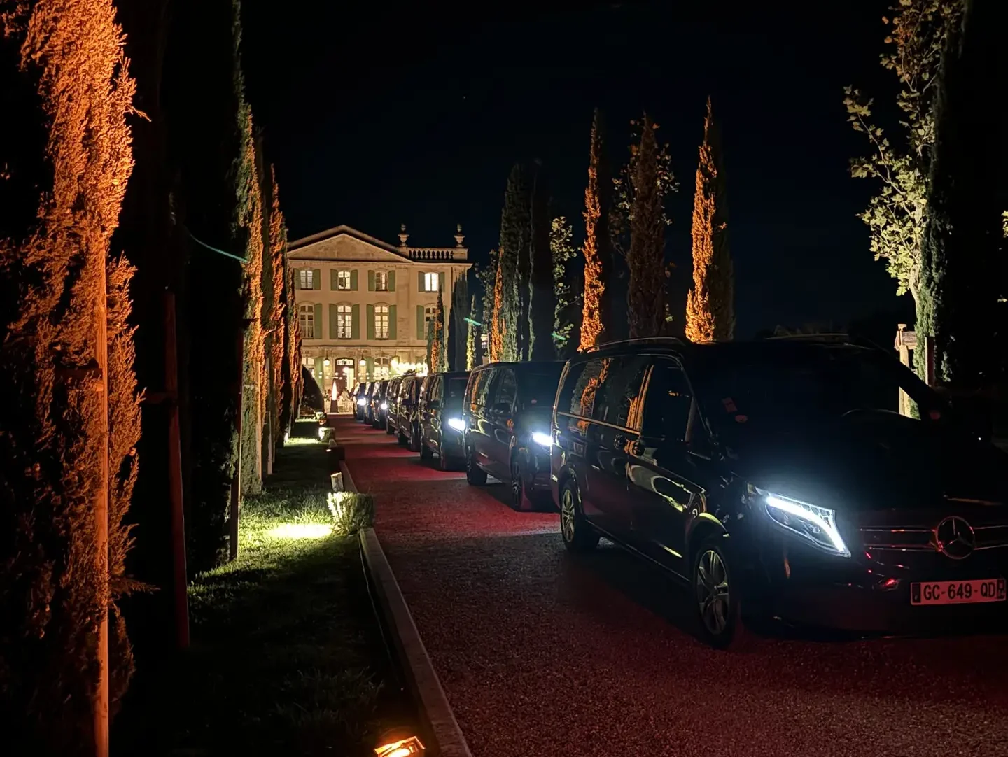 Car Fleet with driver at Courchevel