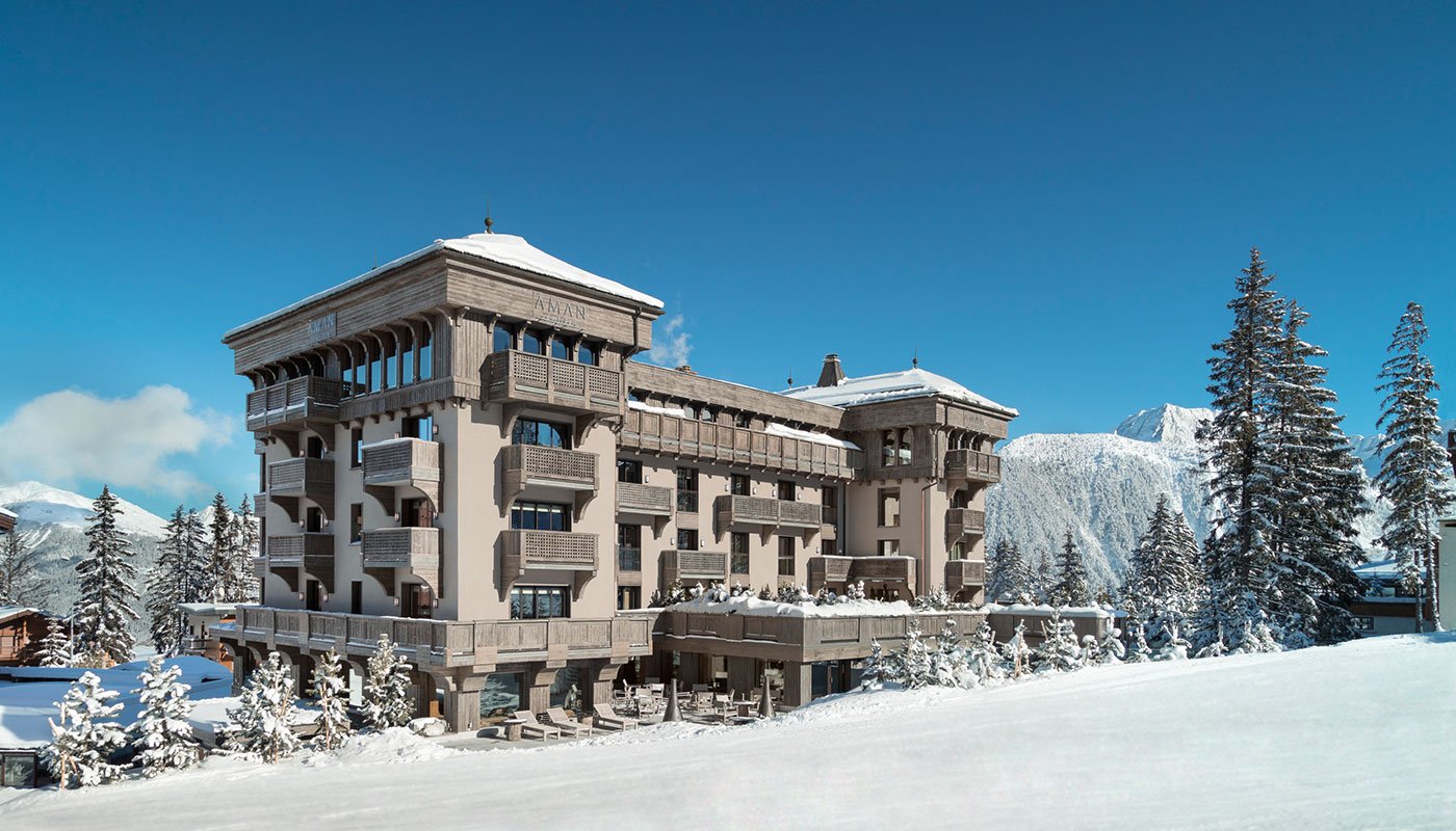 Car hire with driver to Aman le Melezin in Courchevel